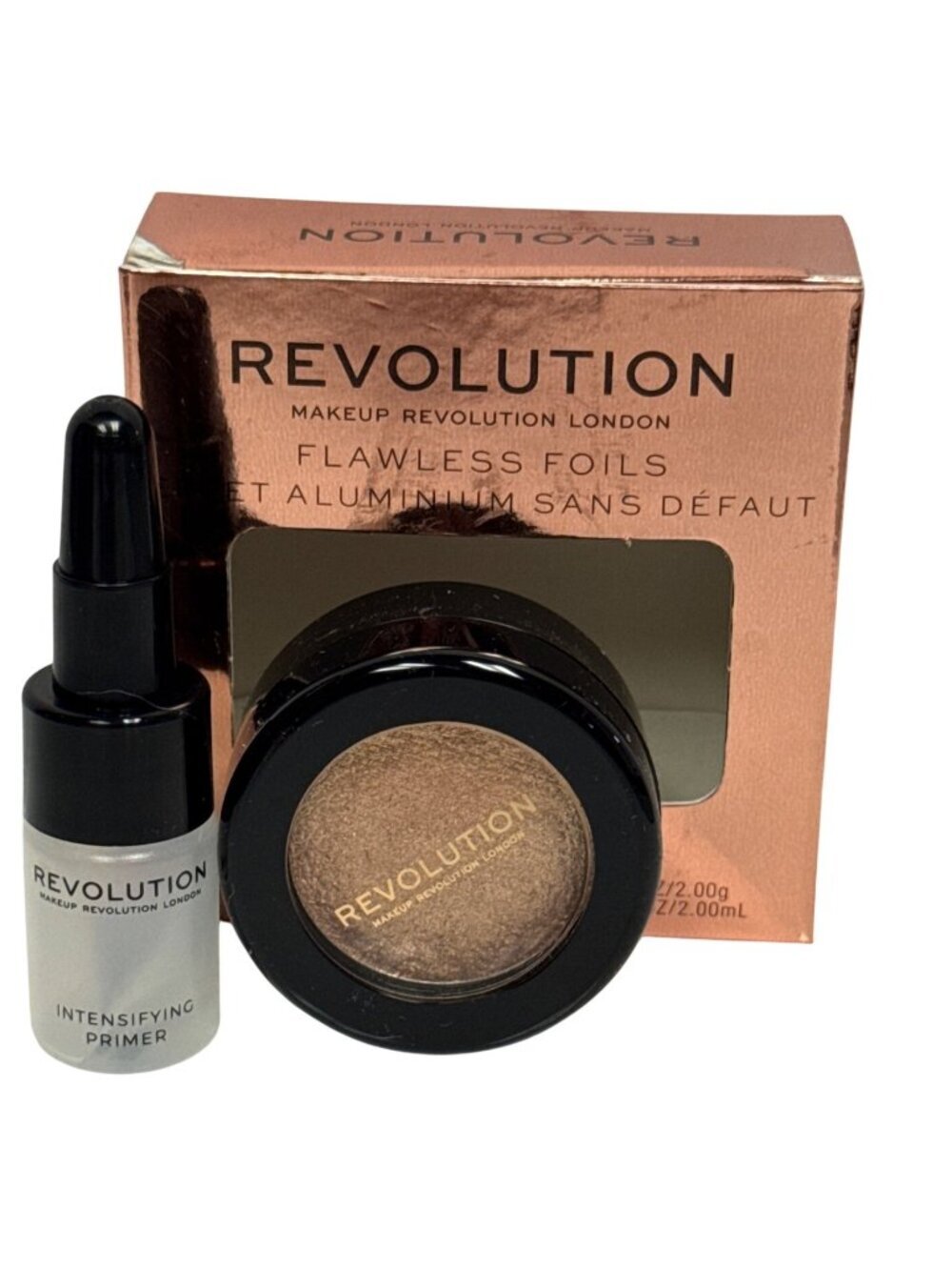 Makeup Revolution London Flawless Foils Eyeshadow Kit Metallic Rebound NEW